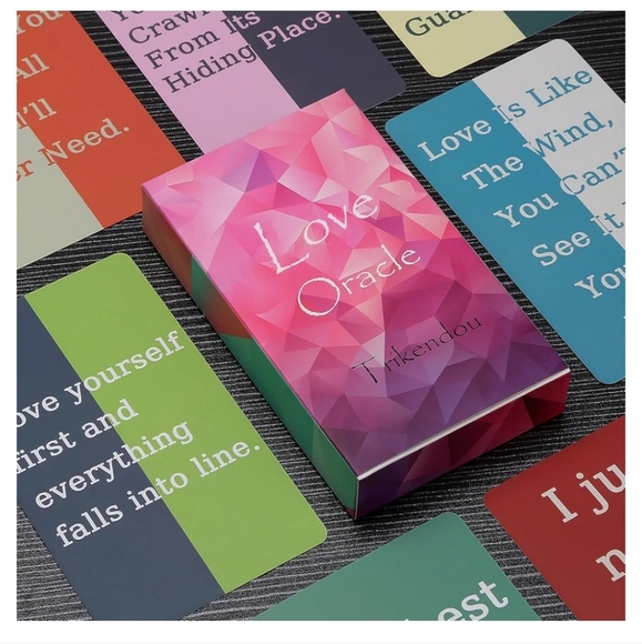 Love Messages Oracle Cards Bold Hue tok for Love Reading,54 Love Tarot - Picture 3 of 6
